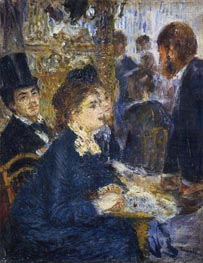 At the Cafe, c.1877 von Renoir | Leinwand Kunstdruck