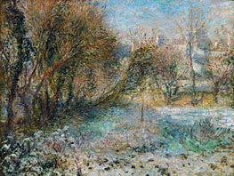 Renoir | Snowy Landscape | Giclée Canvas Print