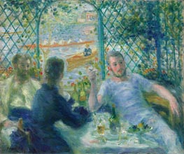 Lunch at the Restaurant Fournaise | Renoir | Gemälde Reproduktion