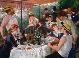 Luncheon of the Boating Party, c.1880/81 by Renoir | Canvas Print