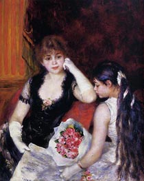 At the Concert (Box at the Opera), 1880 by Renoir | Art Print