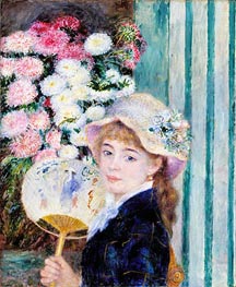 Frau mit Fan | Renoir | Gemälde Reproduktion
