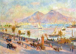 Mount Vesuvius in the Morning | Renoir | Gemälde Reproduktion