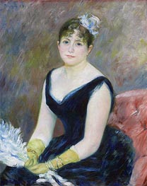 Madame Leon Clapisson, 1883 von Renoir | Leinwand Kunstdruck