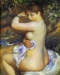 Nach dem Bad, 1888 von Renoir | Leinwand Kunstdruck