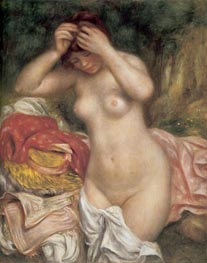 Bather Arranging her Hair | Renoir | Painting Reproduction