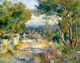 L'Estaque, 1882 von Renoir | Leinwand Kunstdruck