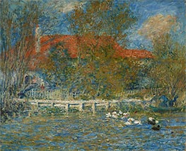 The Duck Pond, 1873 by Renoir | Canvas Print
