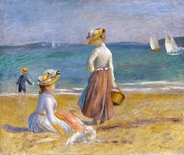 Renoir | Figures on the Beach | Giclée Canvas Print