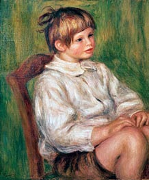 Coco (Claude Renoir), 1910 von Renoir | Leinwand Kunstdruck