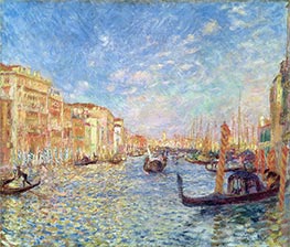 Canale Grande, Venedig, 1881 von Renoir | Leinwand Kunstdruck