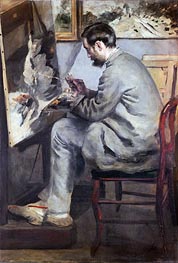 Frederic Bazille, 1867 by Renoir | Canvas Print