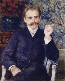 Albert Cahen d'Anvers, 1881 von Renoir | Leinwand Kunstdruck