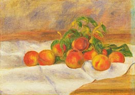 Peaches, 1895 von Renoir | Leinwand Kunstdruck