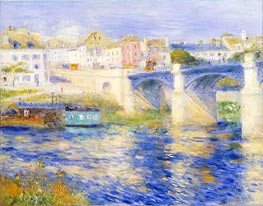 Argenteuil Bridge (Bridge at Chatou) | Renoir | Painting Reproduction