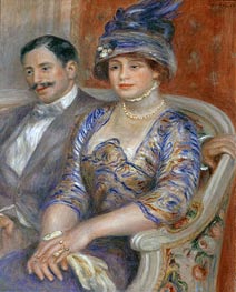 Monsieur et Madame Bernheim de Villers, 1910 by Renoir | Canvas Print