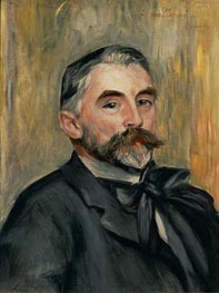Portrait of Stephane Mallarme, 1892 by Renoir | Canvas Print