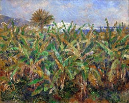 Banana Plantation, 1881 by Renoir | Canvas Print