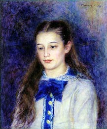 Therese Berard, 1879 by Renoir | Canvas Print