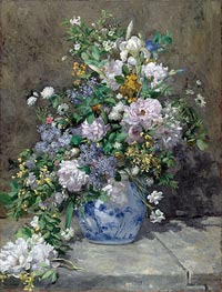 Spring Bouquet, 1866 by Renoir | Canvas Print