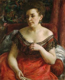 Madame Pierre Henri Renoir (Blanche-Marie Blanc), 1870 by Renoir | Canvas Print