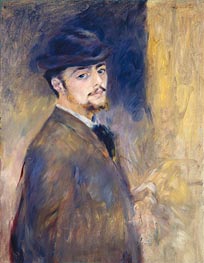 Self-Portrait, 1876 by Renoir | Canvas Print