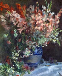 Renoir | Gladioli in a Vase | Giclée Canvas Print