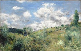 The Gust of Wind, c.1872 by Renoir | Canvas Print