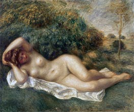 Nude, c.1887 by Renoir | Canvas Print