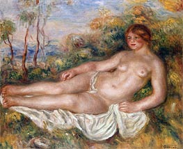 The Reclining Bather | Renoir | Painting Reproduction