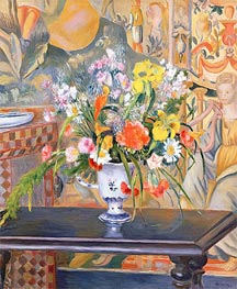 Vase of Flowers, 1885 by Renoir | Canvas Print