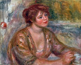 The Cup of Coffee (Portrait of Andree) | Renoir | Painting Reproduction