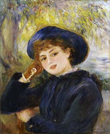 Renoir | Portrait of Mademoiselle Demarsy, 1882 | Giclée Canvas Print