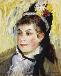 Renoir | Portrait de Madame Edmond Renoir, 1876 | Giclée Canvas Print