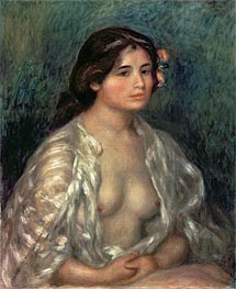 Renoir | Woman Semi-Nude | Giclée Canvas Print