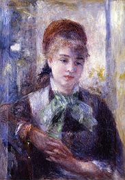 Portrait of Nini Lopez, 1876 by Renoir | Canvas Print