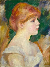 Suzanne Valadon, c.1885 von Renoir | Leinwand Kunstdruck