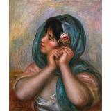 Young Woman Arranging Her Earring, 1905 - Renoir