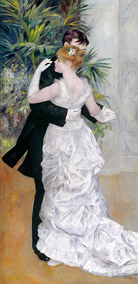 Tanz in der Stadt, 1883 | Renoir | Giclée Leinwand Kunstdruck