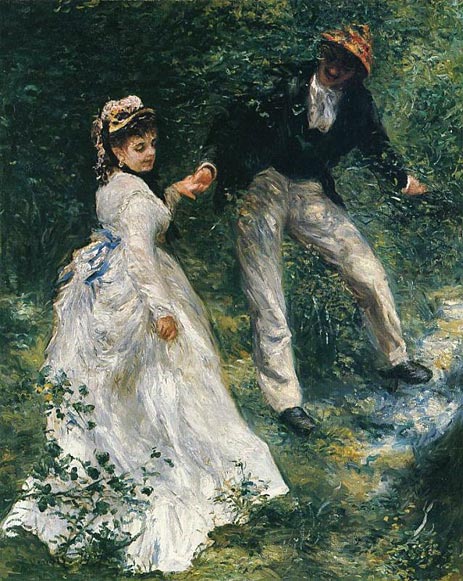 Die Promenade, 1870 | Renoir | Giclée Leinwand Kunstdruck