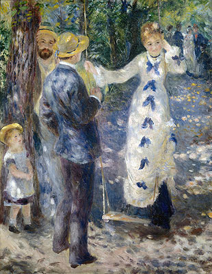 Die Schaukel, 1876 | Renoir | Giclée Leinwand Kunstdruck