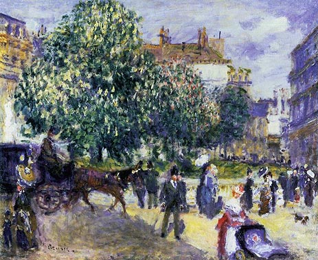 Place de la Trinité, Paris, 1875 | Renoir