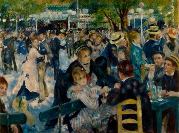 Dance at the Moulin de la Galette, 1876 | Renoir