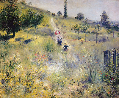 Renoir | Path Leading through Tall Grass, 1876 | Giclée Canvas Print