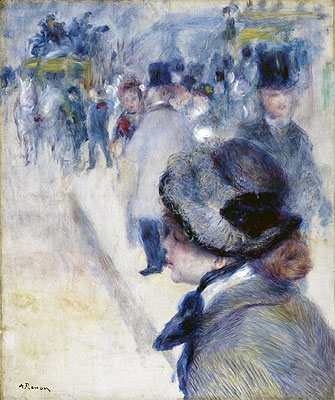 Place Clichy, c.1880 | Renoir | Giclée Leinwand Kunstdruck