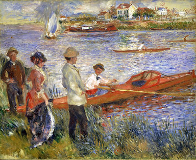 Oarsmen at Chatou, 1879 | Renoir | Giclée Canvas Print