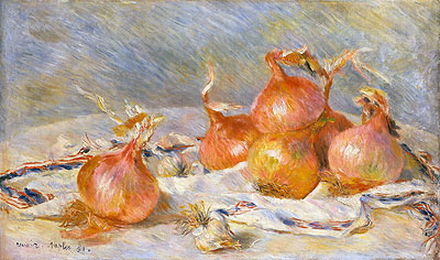 Onions, 1881 | Renoir | Giclée Leinwand Kunstdruck