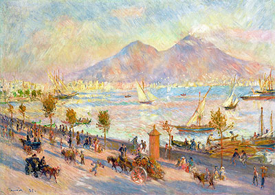 Mount Vesuvius in the Morning, 1881 | Renoir | Giclée Canvas Print