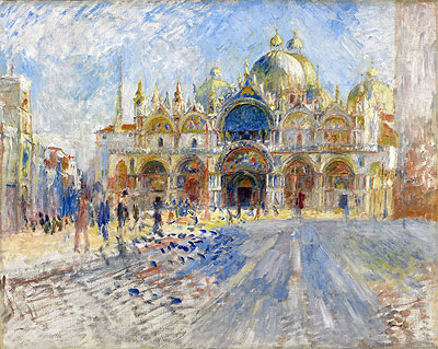 The Piazza San Marco, Venice, 1881 | Renoir | Giclée Canvas Print