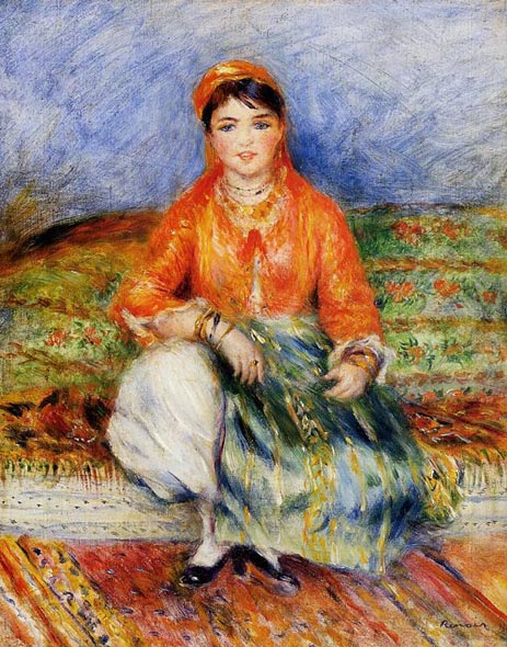 Algerian Girl, 1881 | Renoir | Giclée Leinwand Kunstdruck